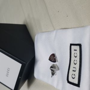 Gucci heart earrings